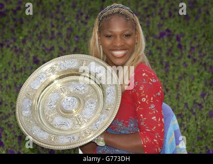 Serena Williams in Wimbledon Stockfoto