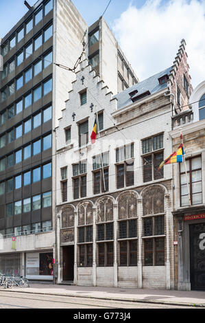 Belgien, Antwerpen, Fassade des Museum Mayer van Den Bergh Stockfoto