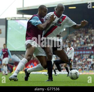 West Ham United gegen Manchester City - Distin Stockfoto