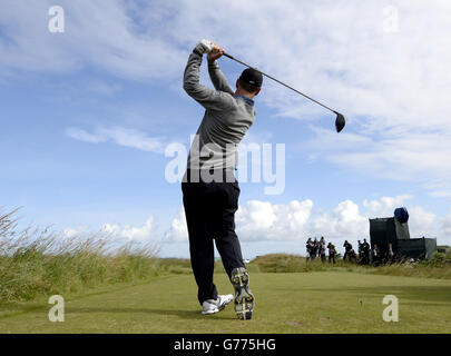 Golf - The Open Championship 2014 - Praxis Tag Drei - Royal Liverpool Golf Club. David Duval aus den USA während des dritten Trainingstages der Open Championship 2014 im Royal Liverpool Golf Club, Hoylake. Stockfoto