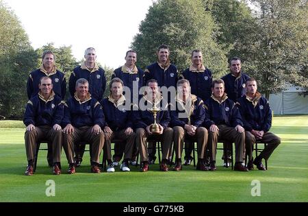 Rydercup - Mannschafts-Foto Stockfoto