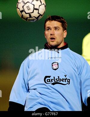 Liverpool Team Training Stockfoto