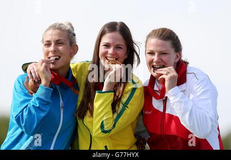 - Commonwealth-Spiele 2014 - Sporttag vier Stockfoto