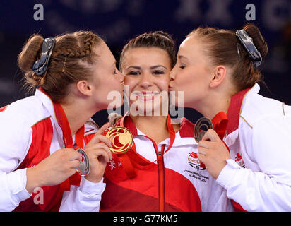 Sporttag - Commonwealth-Spiele 2014 - sieben Stockfoto