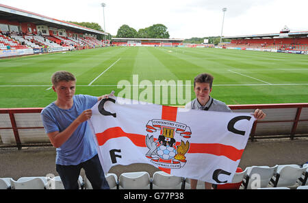 Fußball - Pre Season freundlich - Stevenage V Coventry City - The Lamex Stadium Stockfoto