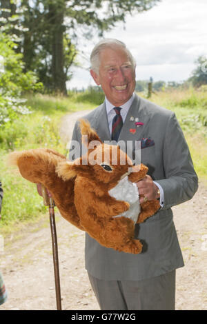 Kriegsgefangener jährlichen Besuch in Schottland 2014 Stockfoto