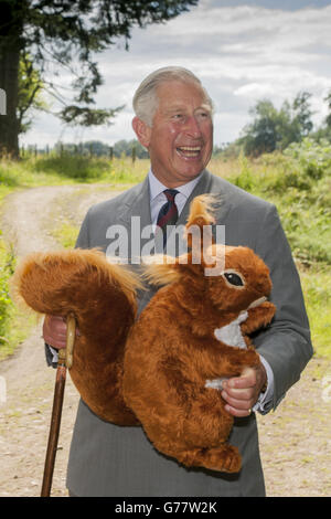 Kriegsgefangener jährlichen Besuch in Schottland 2014 Stockfoto