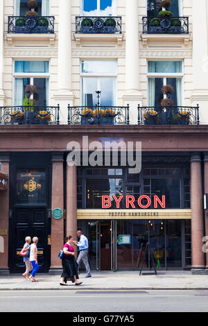 Shop-front, Byron, Hamberger Restaurant, London, UK Stockfoto