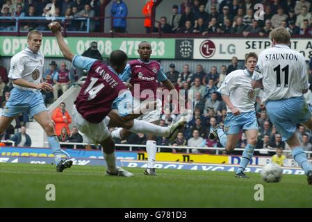 West Ham V Aston Villa Stockfoto