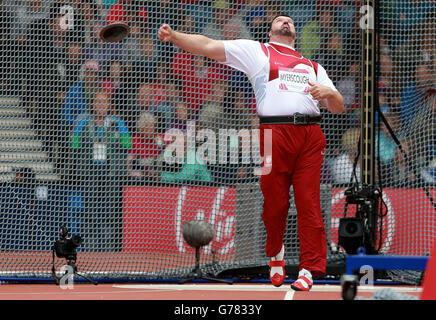 Sporttag - Commonwealth-Spiele 2014 - sieben Stockfoto