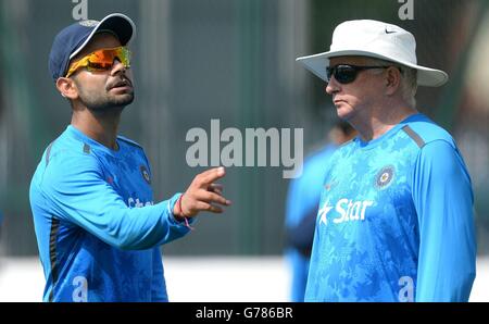 Cricket - Investec Testreihen - vierte Test - England V Indien - Indien Netze - Tag eins - Emirates Old Trafford Stockfoto