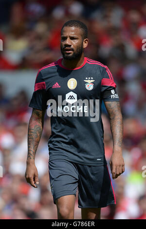 Fußball - 2014 Emirates Cup - SL Benfica V Valencia CF - Emirates Stadium Stockfoto