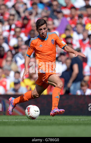 Fußball - Emirates Cup 2014 - SL Benfica gegen Valencia CF - Emirates Stadium. Jose Luis Gaya, Valencia CF Stockfoto