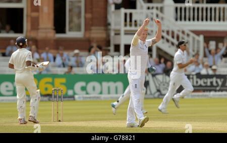 Cricket - Investec Testreihen - zweite Test - England V Indien - Tag 3 - Lord Stockfoto