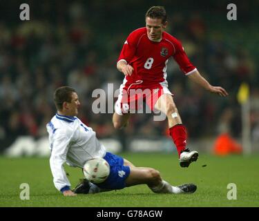 Wales V Bosnien Stockfoto