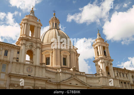 Sant'Agnese in Agone Kirche auf der Piazza Navona in Rom Italien Stockfoto