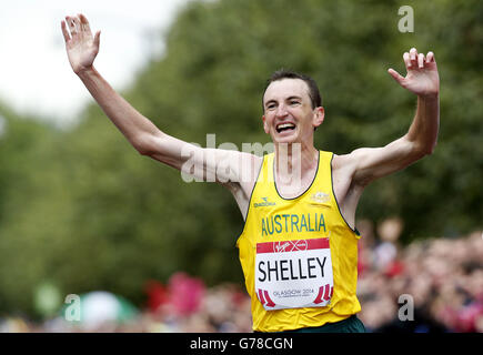 - Commonwealth-Spiele 2014 - Sporttag vier Stockfoto