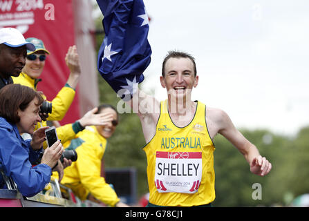 - Commonwealth-Spiele 2014 - Sporttag vier Stockfoto