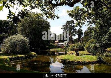 Die Schweizer Garten öffnet wieder Stockfoto