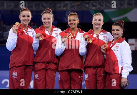 - Commonwealth-Spiele 2014 - Sporttag 6 Stockfoto