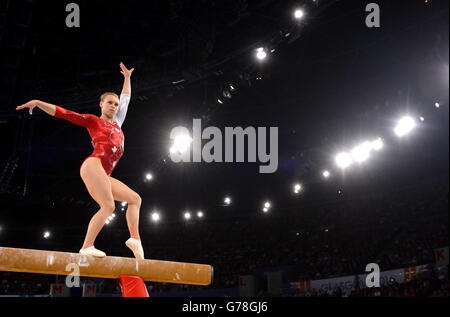 - Commonwealth-Spiele 2014 - Sporttag neun Stockfoto