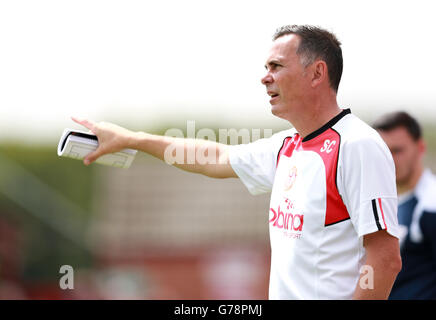 Fußball - vor der Saison freundlich - Ilkeston / Nottingham Forest - New Manor Ground. Steve Chettle, Ilkeston Academy Manager Stockfoto