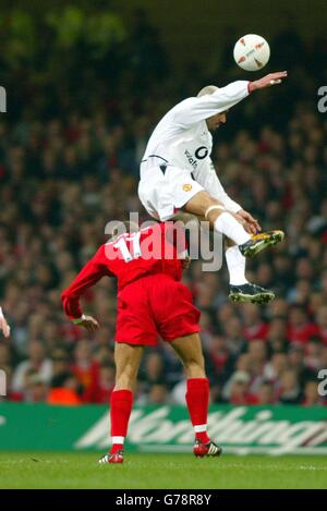 Manchester United gegen Liverpool Stockfoto