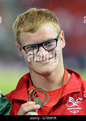 - Commonwealth-Spiele 2014 - Sporttag fünf Stockfoto