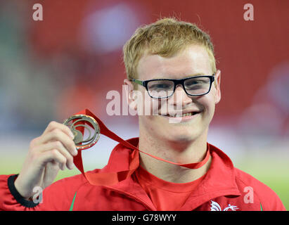 - Commonwealth-Spiele 2014 - Sporttag fünf Stockfoto