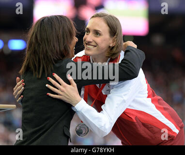 Sporttag - Commonwealth-Spiele 2014 - sieben Stockfoto