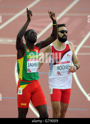 Sporttag - Commonwealth-Spiele 2014 - sieben Stockfoto