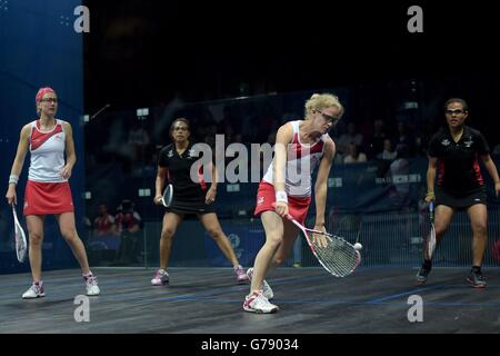 Sporttag - Commonwealth-Spiele 2014 - sieben Stockfoto