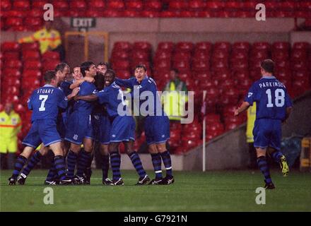 Fußball... Carling Premiership... Nottingham Forest V Everton Stockfoto