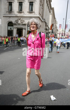 London, UK 25. Juni 2016. Stolz auf das London-Parade. Copyright Carol Moir/Alamy Live-Nachrichten. Stockfoto
