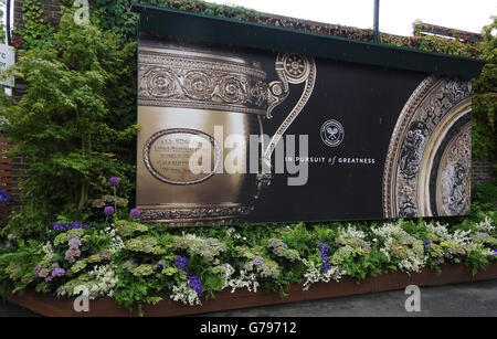 Wimbledon, London, UK. 26. Juni 2016. Allgemeine Ansichten AELTC Wimbledon Tennis Pre-Meisterschaften auf dem Gelände des All England Lawn Tennis Club Wimbledon Credit: Leo Mason Fotos/Alamy Live Sport News Stockfoto