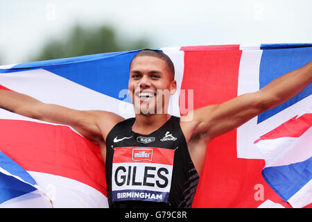 Birmingham, Vereinigtes Königreich. 26. Juni 2016. Elliot GILES 800m Männer Finale; 2016 britischen Meisterschaften; Birmingham Alexander Stadion UK. Bildnachweis: Simon Balson/Alamy Live-Nachrichten Stockfoto