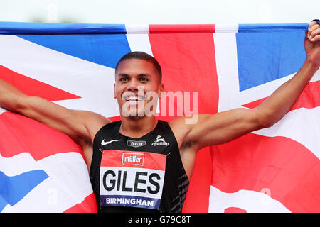 Birmingham, Vereinigtes Königreich. 26. Juni 2016. Elliot GILES 800m Männer Finale; 2016 britischen Meisterschaften; Birmingham Alexander Stadion UK. Bildnachweis: Simon Balson/Alamy Live-Nachrichten Stockfoto