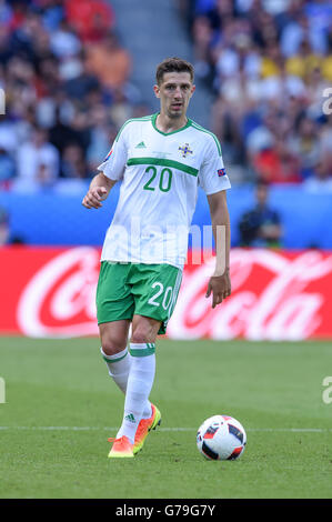 ;  Juni 25, 2016-Fußball: Uefa Euro Frankreich 2016, Runde der letzten 16, 1-0 Wales Nordirland im Stade Parc des Princes, Paris, Frankreich. (Foto: Aicfoto/AFLO) Stockfoto