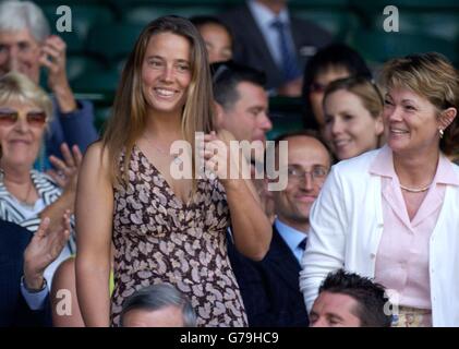 Wimbledon-Royal Box Richards Edwards Stockfoto