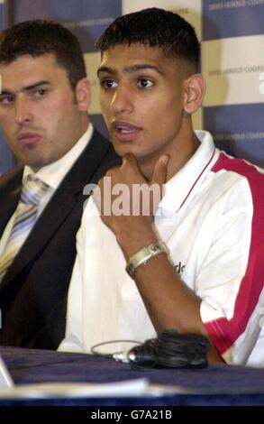 Amir Khan Pressekonferenz Stockfoto