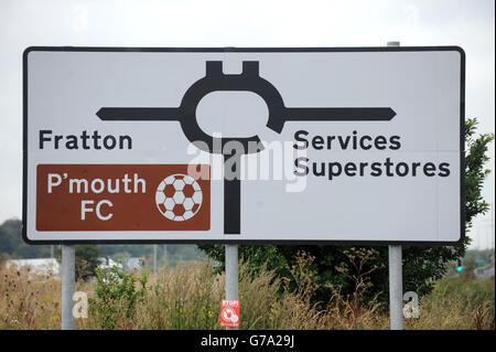 Fußball - Vorbereitungsspiel - Portsmouth V Charlton Athletic - Fratton Park Stockfoto