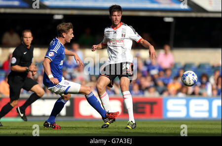 Fußball - Himmel Bet Meisterschaft - Ipswich Town gegen Fulham - Portman Road Stockfoto