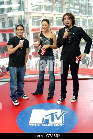 Kristian Leontiou MTV TRL - Total Request Live - show Stockfoto