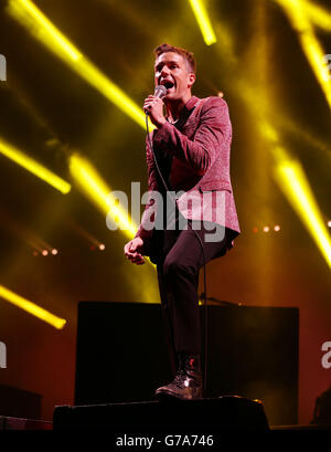 V Festival 2014 Tag zwei - Chelmsford Stockfoto