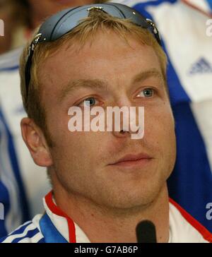 Chris Hoy Heimkehr Stockfoto