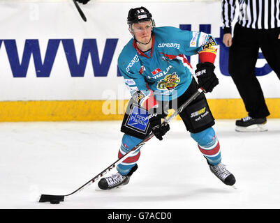 Eishockey - Rapid Solicitors Elite Ice Hockey League - 2014 Play offs - Finale - Belfast Giants gegen Sheffield Steelers - Capita. David Phillips, Belfast Giants Stockfoto