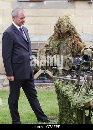 Geoff Hoon Salisbury Plain Übung Stockfoto