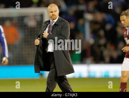 Fußball - Barclays Premier League - Burnley gegen Chelsea - Turf Moor. Burnley Manager, Sean Dyche Stockfoto