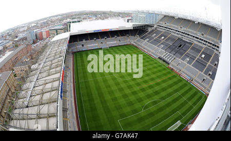 Ein allgemeiner Blick auf den St James Park. Newcastle. DRÜCKEN Sie VERBANDSFOTO. Bilddatum: Sonntag, 17. August 2014. Siehe PA Geschichte FUSSBALL Newcastle. Bildnachweis sollte lauten: Owen Humphreys/PA Wire. Stockfoto