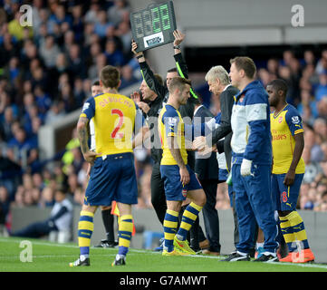 Fußball - Barclays Premier League - Everton V Arsenal - Goodison Park Stockfoto